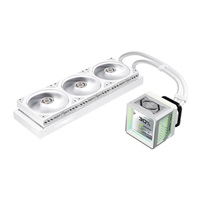 ASROCK Vodní chladič Steel Legend 360 LCD, 3x120mm, LGA1851, AM5, bílá