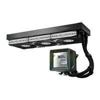 ASROCK Vodní chladič Steel Legend Dark 360 LCD, 3x120mm, LGA1851, AM5, černá