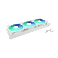 ASROCK Vodní chladič Challenger White 360 Digital, 3x120mm, ARGB, LGA1851, AM5, bílá