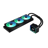 ASROCK Vodní chladič Challenger 360 Digital, 3x120mm, ARGB, LGA1851, AM5, černá