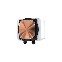 ASROCK Vodní chladič Challenger White 240 Digital, 2x120mm, ARGB, LGA1851, AM5, bílá