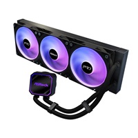 ASROCK Vodní chladič Pro 360 ARGB, 3x120mm, LGA1851, AM5, černá