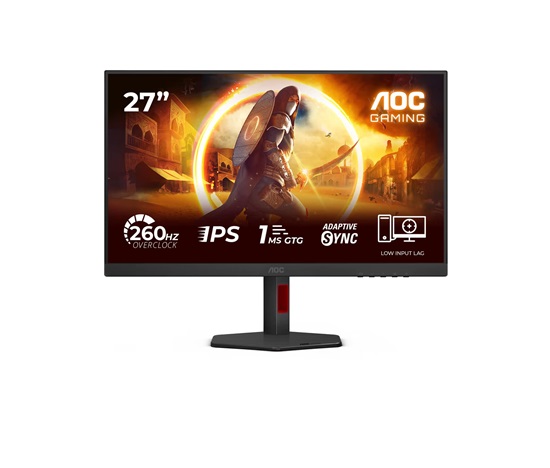 AOC MT IPS LCD WLED 27" 27G4ZR - IPS panel, 1980x1080, 260Hz, 2xHDMI, DP, Pivot