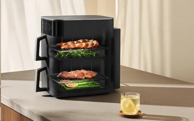 Obr. Dvojité rošty pro více pokrmů najednou 1795684b