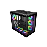 BAZAR - Cooler Master case Elite 600, ATX, Průhledná bočnice, 7x 120mm ARGB Fan, Černá - Poškozený obal (Komplet)