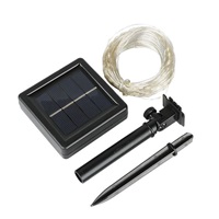 Solight LED solární řetěz, 200LED, 22m, teplá bílá