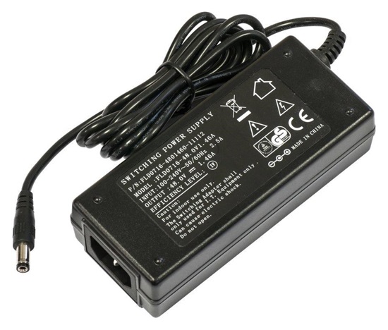 MikroTik napájecí adaptér 48POW, 48V 1.46A 70W, napájecí kabel
