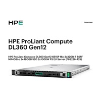HPE PL DL360g12 6517P (3.2/16C) 2x32G (P69727) NS204 (2x480) MR408i-o 8SFF 2x1000W 4p1G NBD333 Smart Choice