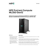 HPE PL ML350g12 6505P (2.2/12C) 1x32G (P69728) 2x4TB 4LFF MR408i-o2x1000W 1GbE NBD333 Smart Choice