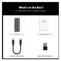 Fosi DS2 Audio DAC sluchátkový zesilovač