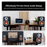 Fosi SP601 regálové reproduktory (cena za pár) - černé