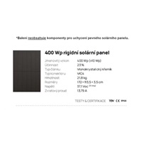 EcoFlow sada dvou 400W rigidních solárních panelů