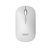 ACER bezdrátová myš Wireless Mouse AMR130,dual mode 2.4GHz + BT 5.2,4 tlačítka,1600dpi,125Hz,30 IPS,Bílá – náhled 1
