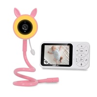 EVOLVEO Baby Monitor N35, kamera, VOX, teploměr, noční vidění, RGB, růžová