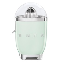 Smeg CJF11PGEU citrusový odšťavňovač, 70 W, manuální tlak, univerzální kužel z nerezové oceli, pastelově zelený