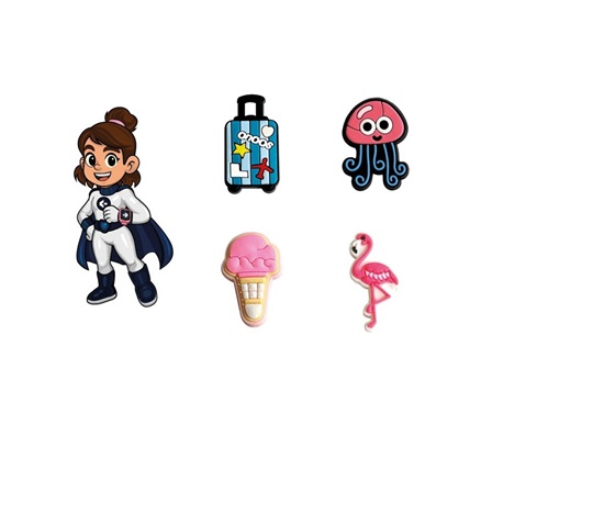 Garett Charms Lumi Set 2 - set ozdobných pinů do řemínku