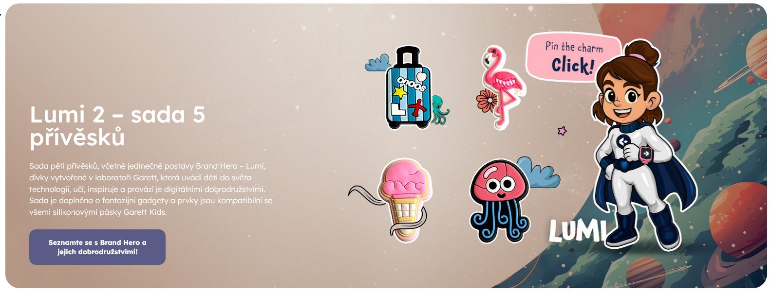 Garett LUMI 2 Charm Set