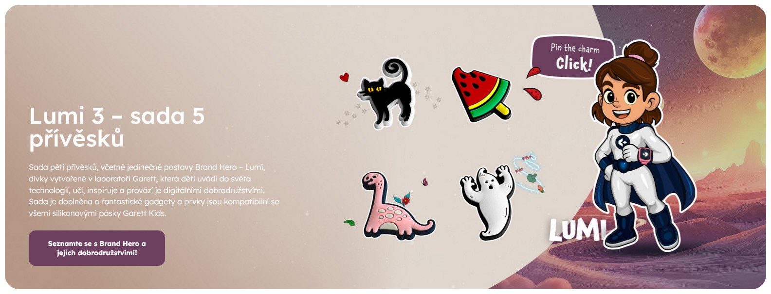 Garett LUMI 3 Charm Set
