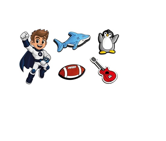Garett Charms Neo Set 3 - set ozdobných pinů do řemínku