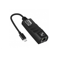 WG Adaptér RJ-45 Gigabit Ethernet (female) to Type-C (male) /10/100/1000 Mbps 1000Mbps