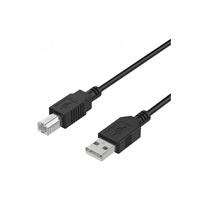 WG Datový kabel USB-A (male) to USB-B (male) 
3m / black
