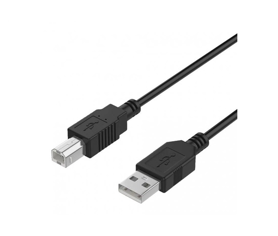 WG Datový kabel USB-A (male) to USB-B (male) 
3m / black