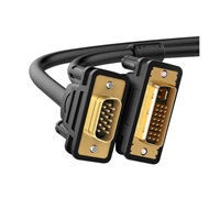 WG Video kabel propojovací VGA (male;D-Sub DE-15) to DVI-I Dual link (male) / 1,5m / black