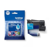 BROTHER INK LC-552XLC - cyan- cca 1500stran, pro MFC-J3660 MFC-J3960