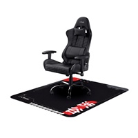 TRUST podložka pod herní křeslo - GXT 715 Chair mat, černo-červená