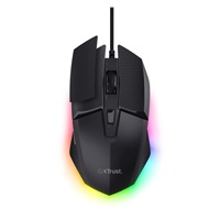 TRUST Myš GXT 121 Felox+, Drátová USB, RGB, černá – náhled 1