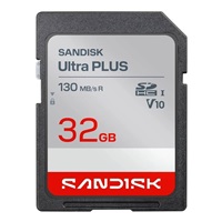 Sandisk Ultra PLUS SDHC karta 32GB UHS-I,V10, U1, C10, (130MB/s)
