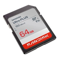 Sandisk Ultra PLUS SDXC karta 64GB UHS-I, V10, U1, C10, (150MB/s)