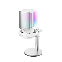 TRUST mikrofon GXT238 Auron, USB-C, RGB, bílá