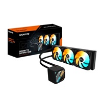 BAZAR - GIGABYTE Vodní chladič GAMING 360, 3x120mm, ARGB, LGA1851, AM5, černá - Poškozený obal (Komplet)