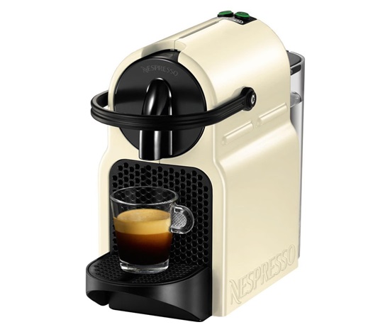 DeLonghi Nespresso Inissia EN80.CW kapslový kávovar, béžový, 19 bar, ohřev 25 s, nádržka 0,7 l, Espresso a Lungo
