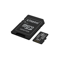Kingston MicroSDXC karta 128GB microSDXC Industrial C10 A1 pSLC Card + SD Adapter
