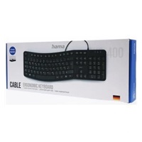 Hama ergonomická klávesnice EKC-400, odnímatelná podložka pod zápěstí
