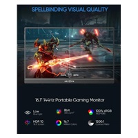 Arzopa Z1FC Portable Monitor 16.1" 144hz IPS Full HD 1080p Metal Housing Přenosný monitor + pouzdro