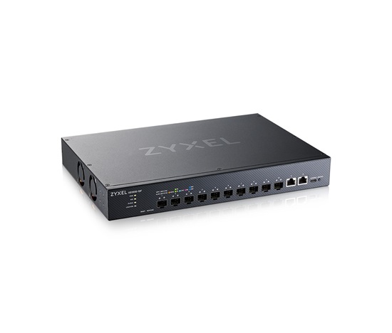 Zyxel XS1930-12F, 10-port 10G Smart Managed Fiber Switch, 2 Multi-Gigabit Ports