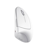 BAZAR - TRUST vertikální myš Verto bezdrátová ergonomická myš, USB, bílá - Poškozený obal (Komplet)