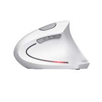 BAZAR - TRUST vertikální myš Verto bezdrátová ergonomická myš, USB, bílá - Poškozený obal (Komplet)