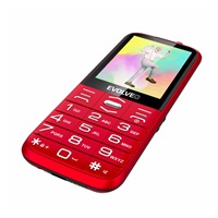 BAZAR - EVOLVEO EasyPhone XO, mobilní telefon pro seniory s nabíjecím stojánkem, červená - Po opravě (Komplet)