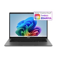 ASUS NTB Vivobook S14 (M3407KA-OLED094W), Ryzen AI 5 330, 14" 1920 x 1200, 32GB, 1TB SSD, Radeon, W11 Home, Gray