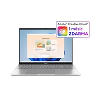 ASUS NTB Vivobook S16 (M3607KA-OLED037W), Ryzen AI 5 330, 16" 1920 x 1200, 32GB, 1TB SSD, Radeon, W11 Home, Silver