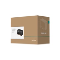 DEEPCOOL Case CH260 WOOD, mATX, Průhledná bočnice, černo-dřevěná