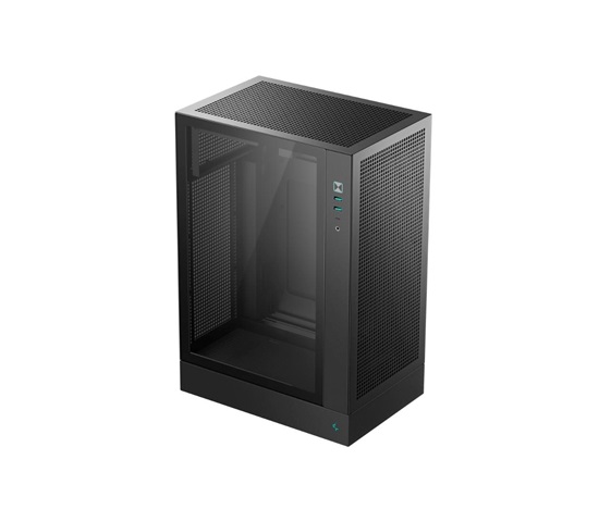 DEEPCOOL Case CH170 PLUS, ATX, Průhledná bočnice, černá