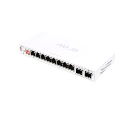 ASUS switch QG-U1080, 8x 2.5G RJ45, 2x 10G SFP+