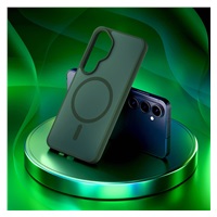 3mk ochranný kryt Smoke MagCase Green pro Samsung Galaxy S26+