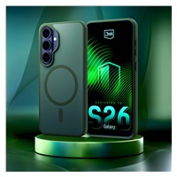 3mk ochranný kryt Smoke MagCase Green pro Samsung Galaxy S26+