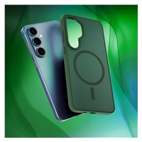 3mk ochranný kryt Smoke MagCase Green pro Samsung Galaxy S26+